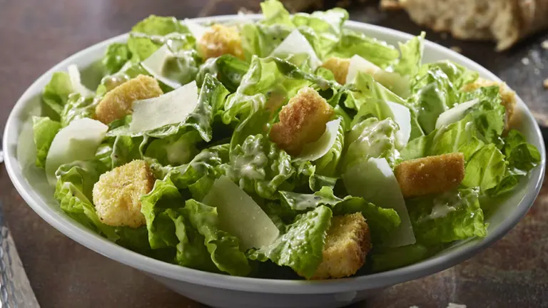 LongHorn Caesar Salad wiith Price and Nutrition Report